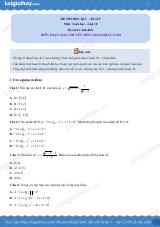 Đề thi học kì 1 Toán 10 Cánh diều - Đề số 9